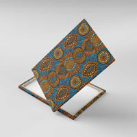 Tribal Earth African Ankara Pattern Canvas Wall Art
