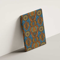 Tribal Earth African Ankara Pattern Canvas Wall Art