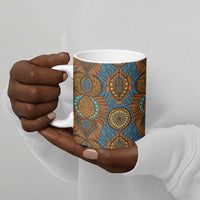 Tribal Earth African Ankara Pattern Ceramic Mug