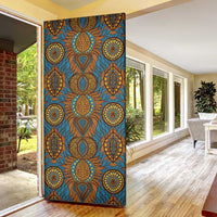 Tribal Earth African Ankara Pattern Door Cover
