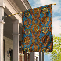 Tribal Earth African Ankara Pattern Garden Flag