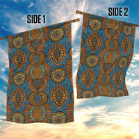 Tribal Earth African Ankara Pattern Garden Flag