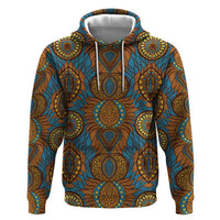 Tribal Earth African Ankara Pattern Hoodie
