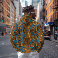 Tribal Earth African Ankara Pattern Hoodie