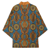 Tribal Earth African Ankara Pattern Kimono