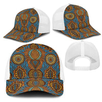 Tribal Earth African Ankara Pattern Mesh Trucker Cap