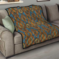 Tribal Earth African Ankara Pattern Quilt