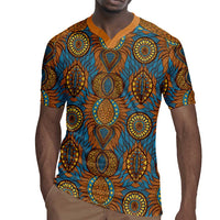 Tribal Earth African Ankara Pattern Rugby Jersey