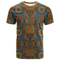 Tribal Earth African Ankara Pattern T shirt