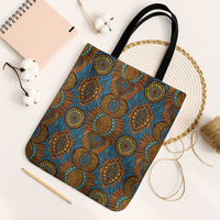 Tribal Earth African Ankara Pattern Tote Bag