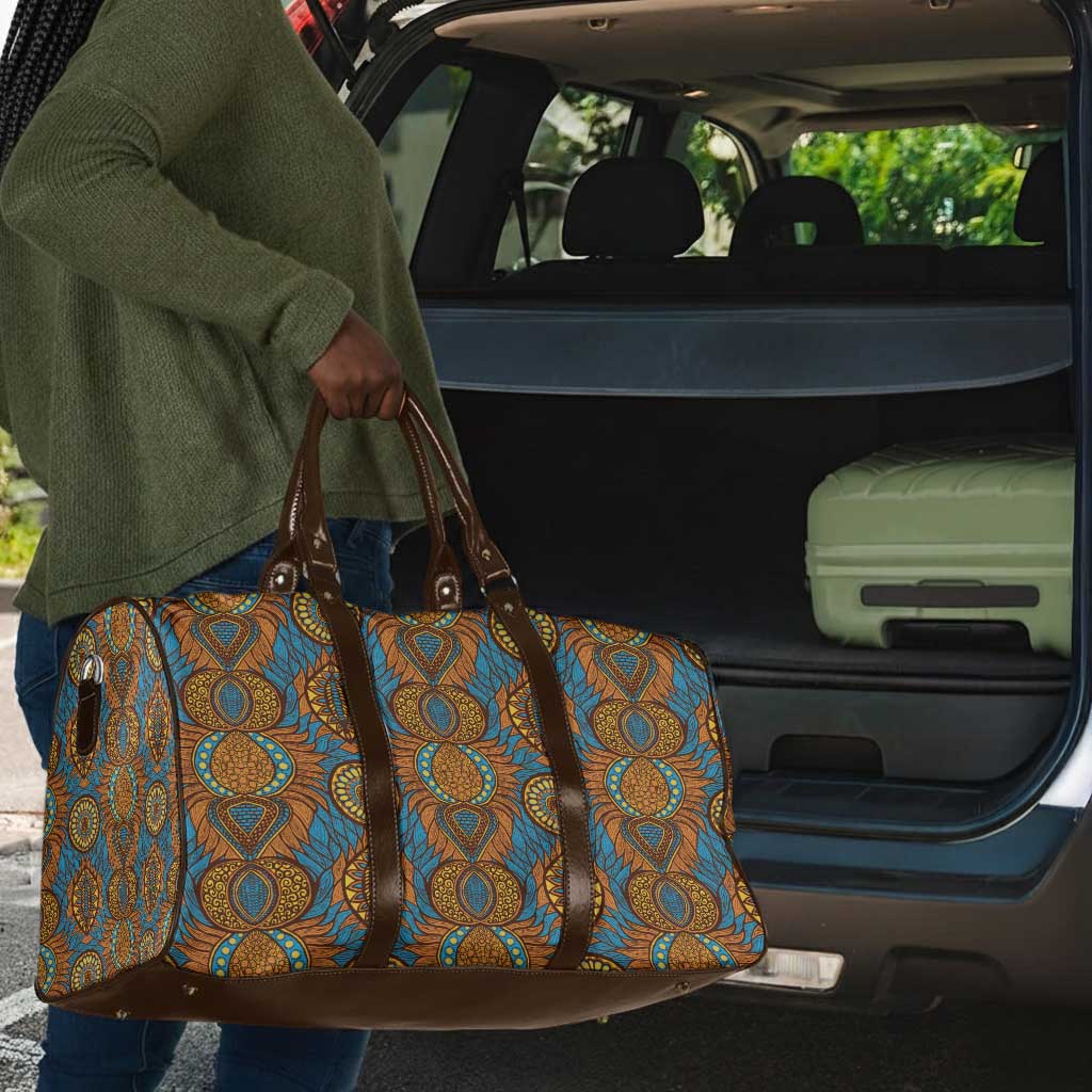 Tribal Earth African Ankara Pattern Travel Bag