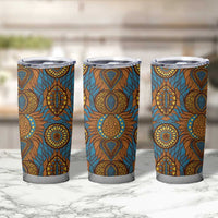 Tribal Earth African Ankara Pattern Tumbler Cup