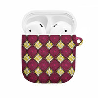 Ruby Gold African Ankara Pattern AirPods Case