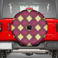 Ruby Gold African Ankara Pattern Spare Tire Cover
