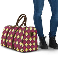 Ruby Gold African Ankara Pattern Travel Bag
