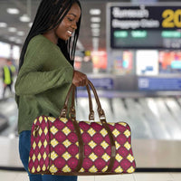 Ruby Gold African Ankara Pattern Travel Bag