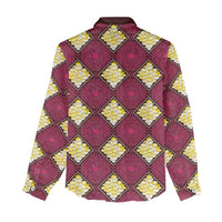 Ruby Gold African Ankara Pattern Women Casual Shirt