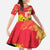Personalized Ghana Republic Day Family Matching Mermaid Dress and Hawaiian Shirt Black Star Square With Coat Of Arms