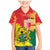 Personalized Ghana Republic Day Family Matching Mermaid Dress and Hawaiian Shirt Black Star Square With Coat Of Arms