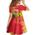Personalized Ghana Republic Day Family Matching Puletasi and Hawaiian Shirt Black Star Square With Coat Of Arms
