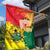 Ghana Republic Day Garden Flag Black Star Square With Coat Of Arms