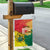 Ghana Republic Day Garden Flag Black Star Square With Coat Of Arms