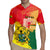 Personalized Ghana Republic Day Rugby Jersey Black Star Square With Coat Of Arms