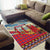 Kenya Adumu Dance Area Rug Maasai Shuka Pattern - Kenyan Safari