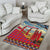 Kenya Adumu Dance Area Rug Maasai Shuka Pattern - Kenyan Safari