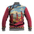 Kenya Adumu Dance Baseball Jacket Maasai Shuka Pattern - Kenyan Safari