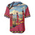 Kenya Adumu Dance Baseball Jersey Maasai Shuka Pattern - Kenyan Safari