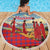 Kenya Adumu Dance Beach Blanket Maasai Shuka Pattern - Kenyan Safari
