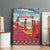 Kenya Adumu Dance Canvas Wall Art Maasai Shuka Pattern - Kenyan Safari
