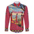 Kenya Adumu Dance Family Matching Off Shoulder Short Dress and Hawaiian Shirt Maasai Shuka Pattern - Kenyan Safari
