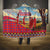 Kenya Adumu Dance Hooded Blanket Maasai Shuka Pattern - Kenyan Safari