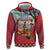 Kenya Adumu Dance Hoodie Maasai Shuka Pattern - Kenyan Safari