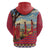 Kenya Adumu Dance Hoodie Maasai Shuka Pattern - Kenyan Safari