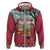 Kenya Adumu Dance Hoodie Maasai Shuka Pattern - Kenyan Safari