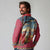 Kenya Adumu Dance Long Sleeve Polo Shirt Maasai Shuka Pattern - Kenyan Safari