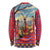 Kenya Adumu Dance Long Sleeve Shirt Maasai Shuka Pattern - Kenyan Safari