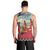 Kenya Adumu Dance Men Tank Top Maasai Shuka Pattern - Kenyan Safari