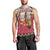 Kenya Adumu Dance Men Tank Top Maasai Shuka Pattern - Kenyan Safari