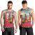 Kenya Adumu Dance Men Tank Top Maasai Shuka Pattern - Kenyan Safari