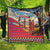 Kenya Adumu Dance Quilt Maasai Shuka Pattern - Kenyan Safari