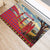 Kenya Adumu Dance Rubber Doormat Maasai Shuka Pattern - Kenyan Safari