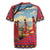 Kenya Adumu Dance Rugby Jersey Maasai Shuka Pattern - Kenyan Safari