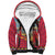 Kenya Adumu Dance Sherpa Hoodie Maasai Shuka Pattern - Kenyan Safari
