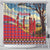 Kenya Adumu Dance Shower Curtain Maasai Shuka Pattern - Kenyan Safari