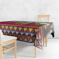Kenya Adumu Dance Tablecloth Maasai Shuka Pattern - Kenyan Safari