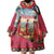 Kenya Adumu Dance Wearable Blanket Hoodie Maasai Shuka Pattern - Kenyan Safari